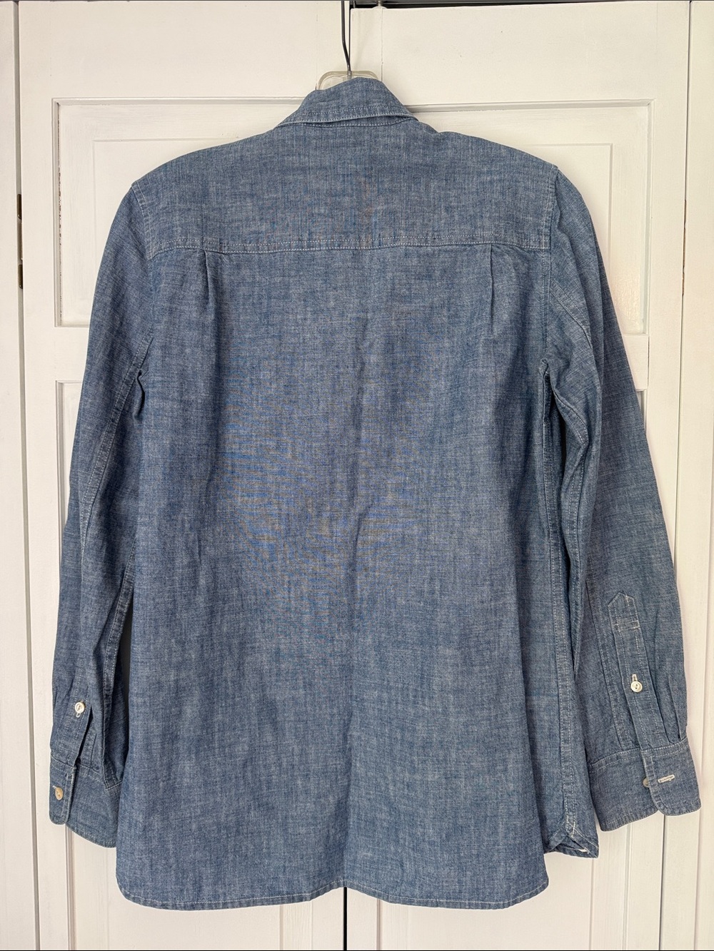 J Crew Chambray Button-Up Shirt in Light Blue - Picture 4 of 6